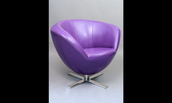 fotel ONLY fioletowy violet wynajem mebli
