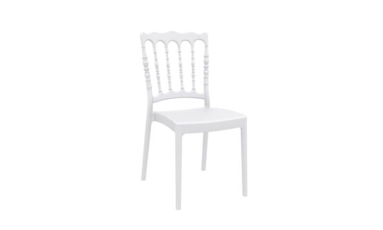 wynajem krzesel krzesla biale weselne napoleon white 1