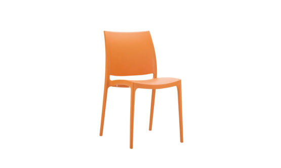 wynajem krzesel pomaranczowe krzesla maya orange 1