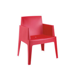 wynajem krzesel krzesla ogrodowe czerwone box 1