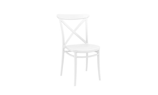krzeslo loftowe CROSS biale na wynajem