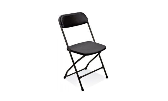 krzeslo skladane Polyfold black wypozyczalnia krzesel