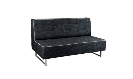 sofa pure tapicerowana czarna trzyosobowa wynajem 2